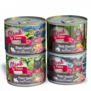 Atavik boites pour chat recettes variées