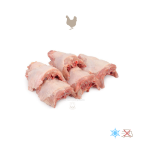Dos de poulet crus